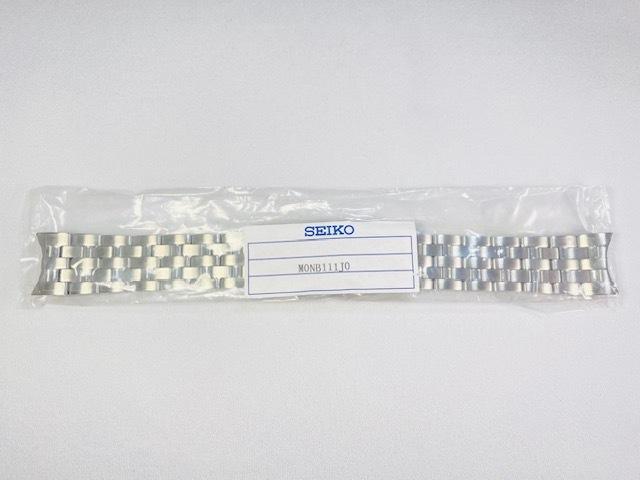M0NB111J0 SEIKO Premier 20mm Genuine Stainless Steel Bracelet for and Other Via SNP051JC/SNP041JC/7D48-0AG0 Models. (Ships Nekoposu)