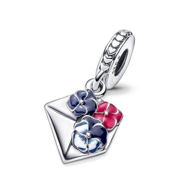 

Новий срібний 925 проби Infinity Hearts & Stars Flower Pendant DIY fine beass Charms Fit Original Charm Bracelet Women