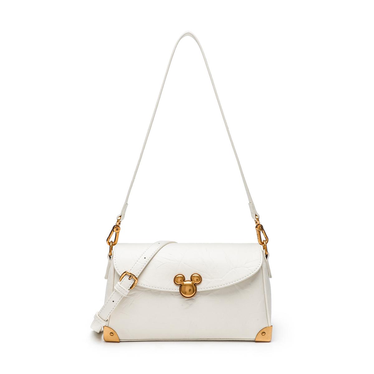 

Новая полиуретановая сумка через плечо Disney Mickey Series Женская белая BMK-71434M 24.1*9.9*14.0CM