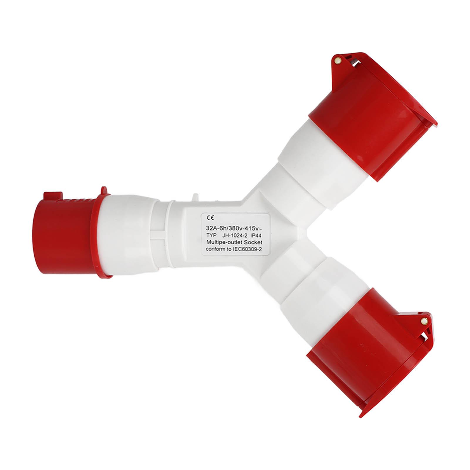 

Промисловий вилка Y-подібна 1 вхід 2 виходи Вибухозахищена 4-жильна 2P+N+E IP44 Захист для сільськогосподарського виробництва