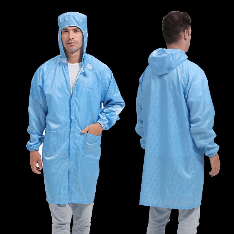 Tiemyun Anti-static Hooded Lab Coat
