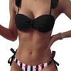 Nuevo Bikini Europeo y Americano de Lazo Dividido: Traje de baño sexy push-up de moda para mujer
