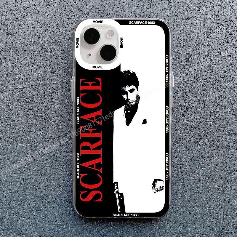 Scarface 1983 Film Al Pacino Movie Phone Case for IPhone 11 12 13 Mini 14 15 16 Pro XS MAX 8 7 Plus X XR Shockproof Cover Fundas