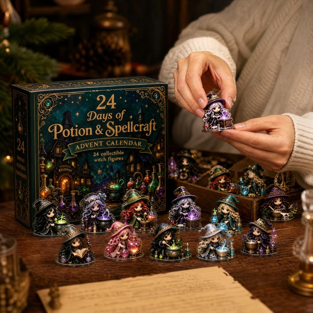 Christmas Advent Calendar with Days of Countdown Surprises for Kids and Adults