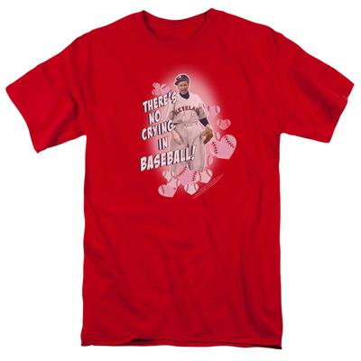 I Love Lucy No Crying In Baseball Mens T Shirt Red Officially Licensed