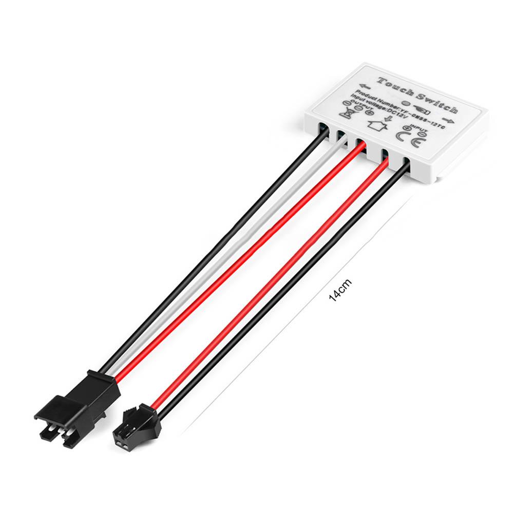 LED Mirror Light Touch Sensor Switch DC 12V 5A 60W Single Button Control Device