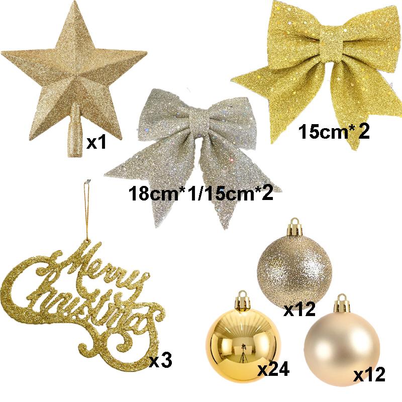 Christmas Tree Decorations Set Christmas Ornaments Hanging Home Decor Living Room Shop New Year Party Holiday Hat Dropshipping