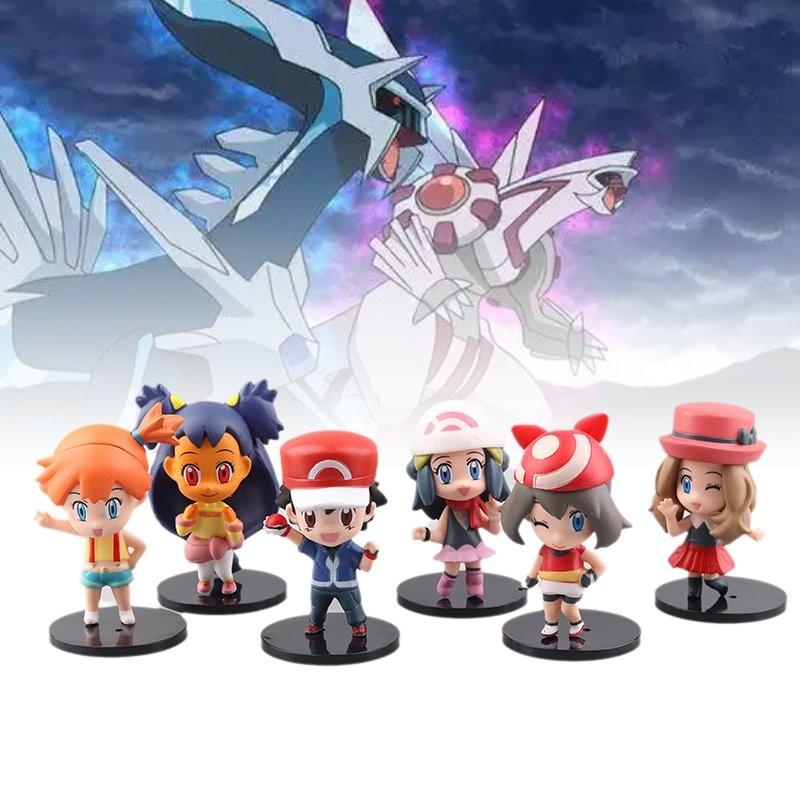 Character Pvc 6pcs Toy Model Desktop Decoration Child Gift Christmas