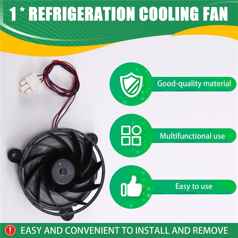 A84E-For Haier Refrigerator Cooling Fan For Nidec GW12E12MS1CB-52 12V 0.22A Refrigeration Accessories