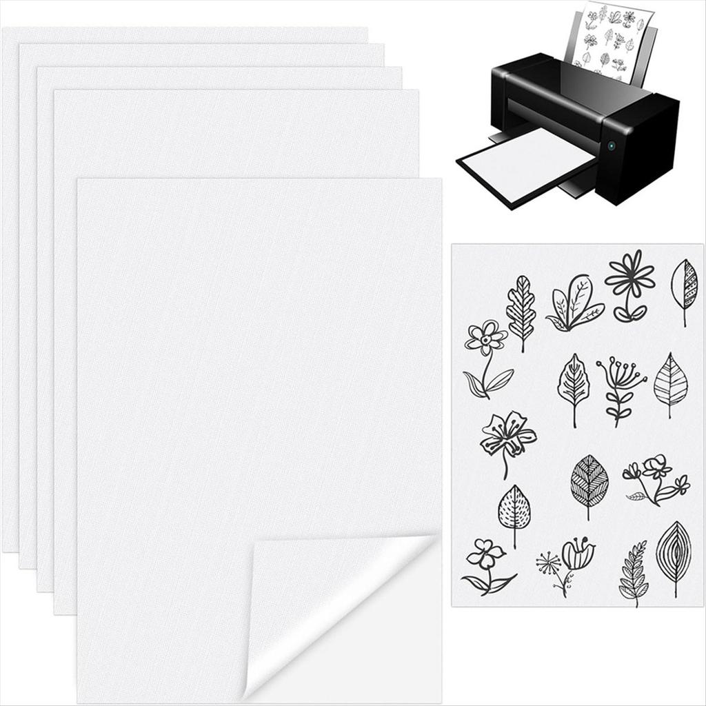 BHBL Stick & Embroidery Paper for Embroidery Dissolvable Embroidery Transfer for Transferring Embroidery Patterns 5PCS