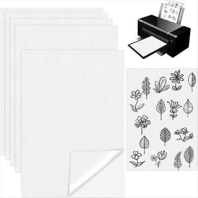 BHBL Stick & Embroidery Paper for Embroidery Dissolvable Embroidery Transfer for Transferring Embroidery Patterns 5PCS