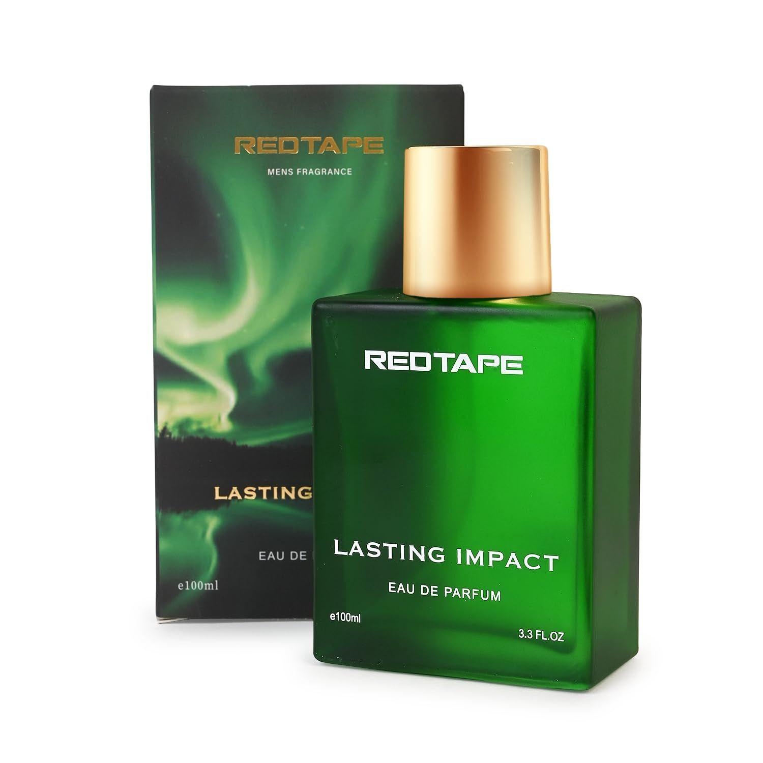 Red Tape Lasting Impact Eau De Parfum for Men 100ml | Premium Long-Lasting Perfume | Fresh & Elegant Scent | Luxury Fragrance for Men 100ML