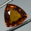 Trillion Cut Ceylon Sapphire Orange 8.35 Carat Natural CERTIFIED Loose Gemstone