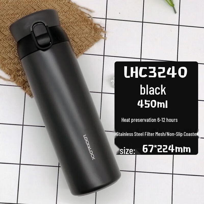 LOCK&LOCK Aspiration Push-Button Insulated Bottle