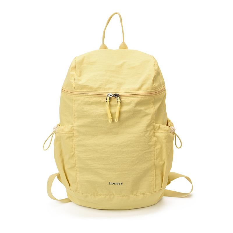 Schoolbag1011 New Simple Style Student Schoolbag Sports Light Schoolbag Women's Short-distance Travel Light Commuter Backpack