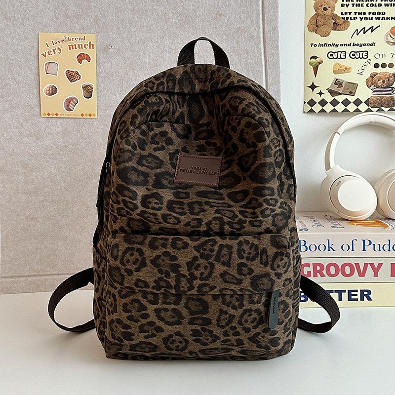 Schoolbag Fashion New High-end Backpack School Bag Women's Autumn and Winter Atmosphere College Trendy Cool College Student Backpack