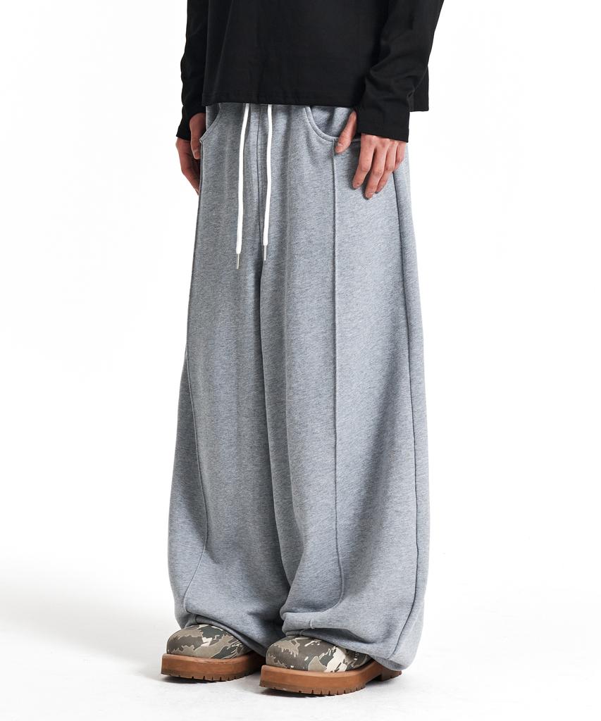 Gicheol Easier Balloon Sweat Pants (Melange Gray)