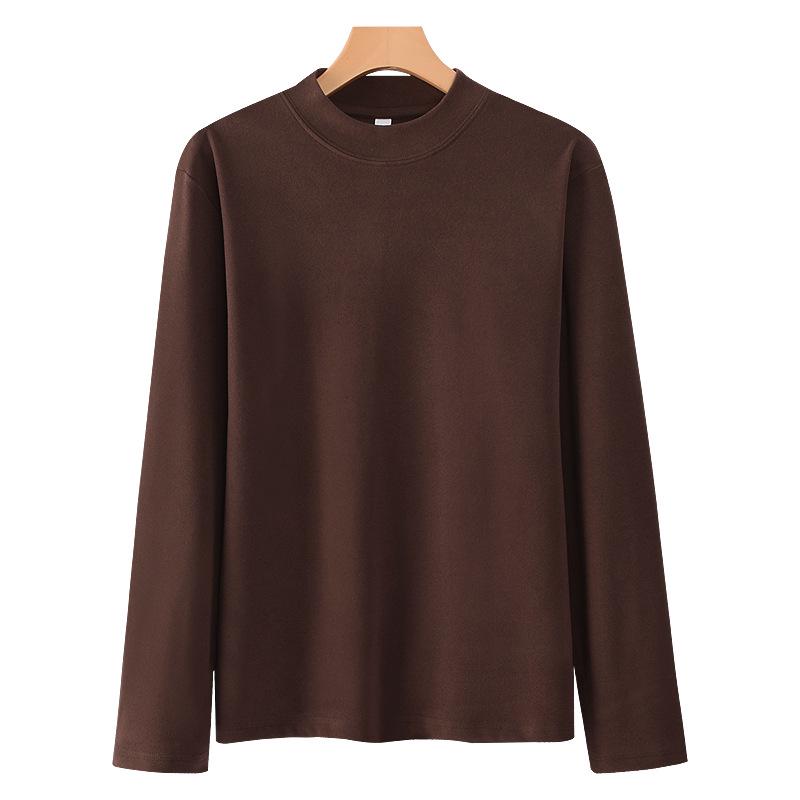 Reversible Thermal Long-Sleeve T-Shirt: Thick Solid Base Layer for Layering