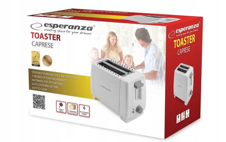Toster Opiekacz Do Kanapek Sandwich Grzanki 600W Esperanza
