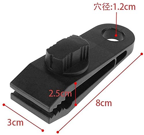 Takelablaze Tent Clip, Camping Fixation, Tarp Clip, Plastic Clip Holder,