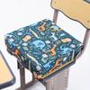 Printed Meditation Floor Pillow Cushion, Portable Thickened Seat Pad with 2 Tie Straps for Locking, Children's Study and Adult Office Use