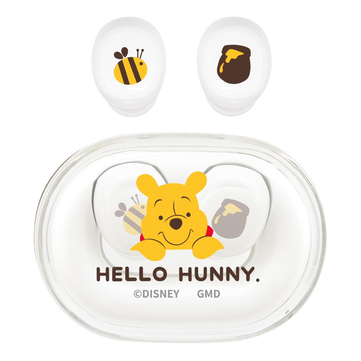 

Gourmandise Disney Character True Wireless Stereo Earphones Winnie the Pooh / DNG-279PO