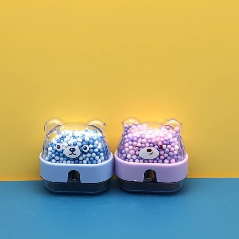 Cute Bear Pencil Sharpener Student Stationery Penknife Cartoon Pencil Sharpener Makeup Tool Kawaii Pencil Cutting Tool