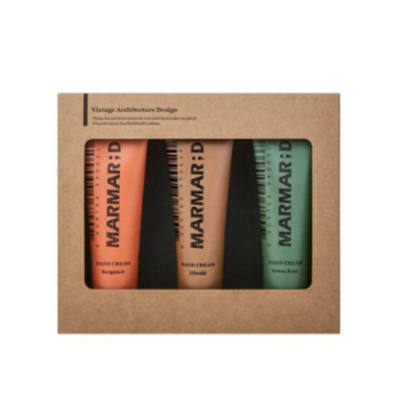 

Marmarde Hand Cream Triple Set (Bergamot, Hinoki, Green Rose) 50ml each