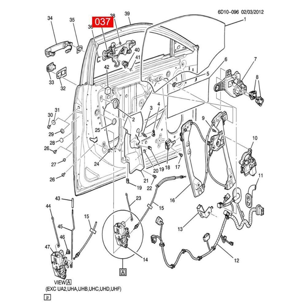 Front Right Exterior Door Handle Connector Harness for Cadillac SLS STS 2008-13