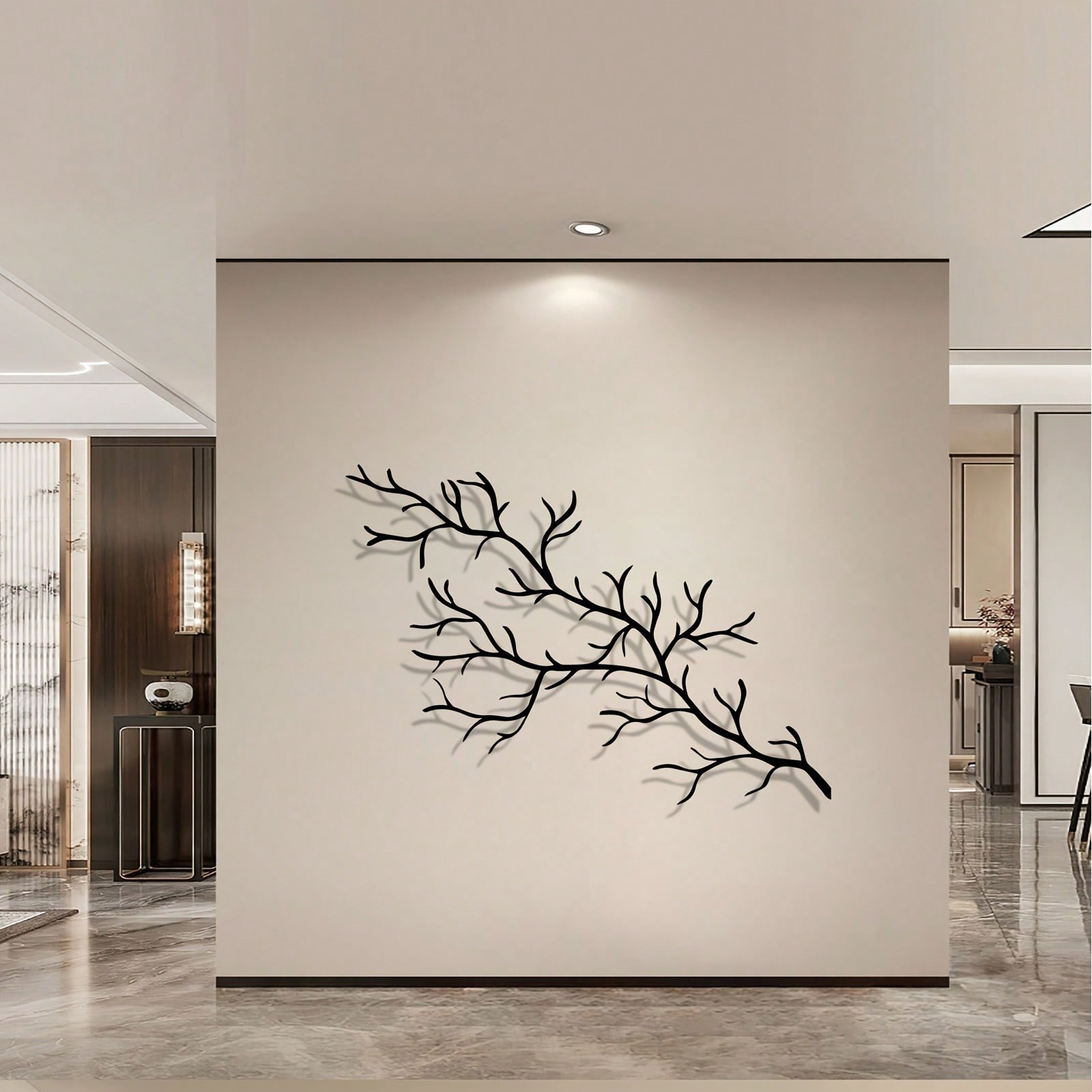 

Старовинна металева вішалка для одягу у вигляді дерева з кованого заліза