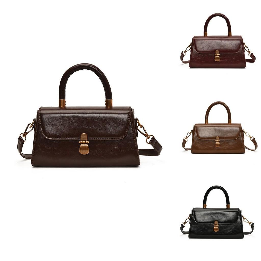 Chic Vintage Small Shoulder Bag For Women With Trendy Urban Minimalist Style And Durable Material