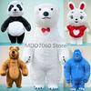 Inflatable Giant Panda Costume Funny Plush Mascot Suit For Street Party Role Play Cosplay