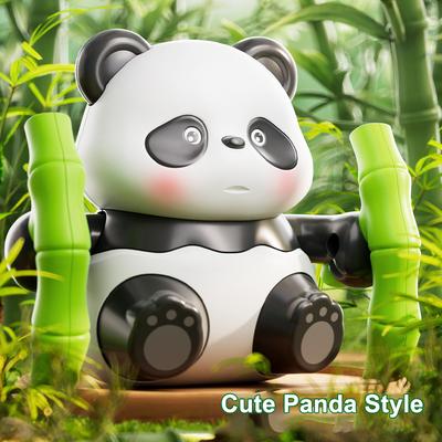 Natahovací mechanická hračka ozdoba zvíře párty dárek panda pohyblivá hračka natahovací panda hračka pro batolata děti dívky chlapce narozeninové dárky