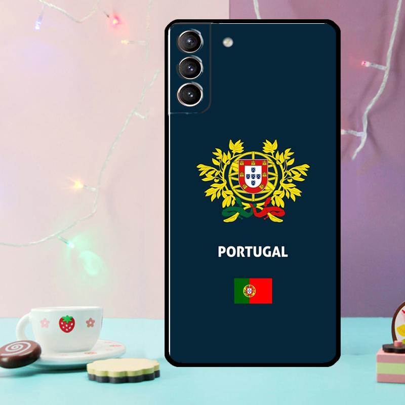 

Portugal Passport Flag Phone Case For Samsung Galaxy S24 Ultra S20 S21 S22 S23 S25 Ultra S9 S10 Plus S24 FE Cover Galaxy S24Ultra