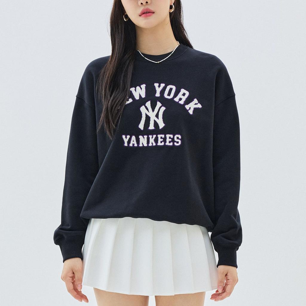New MLB New York Yankees Sweatshirt Women's Black 3FMTV0334-50BKS