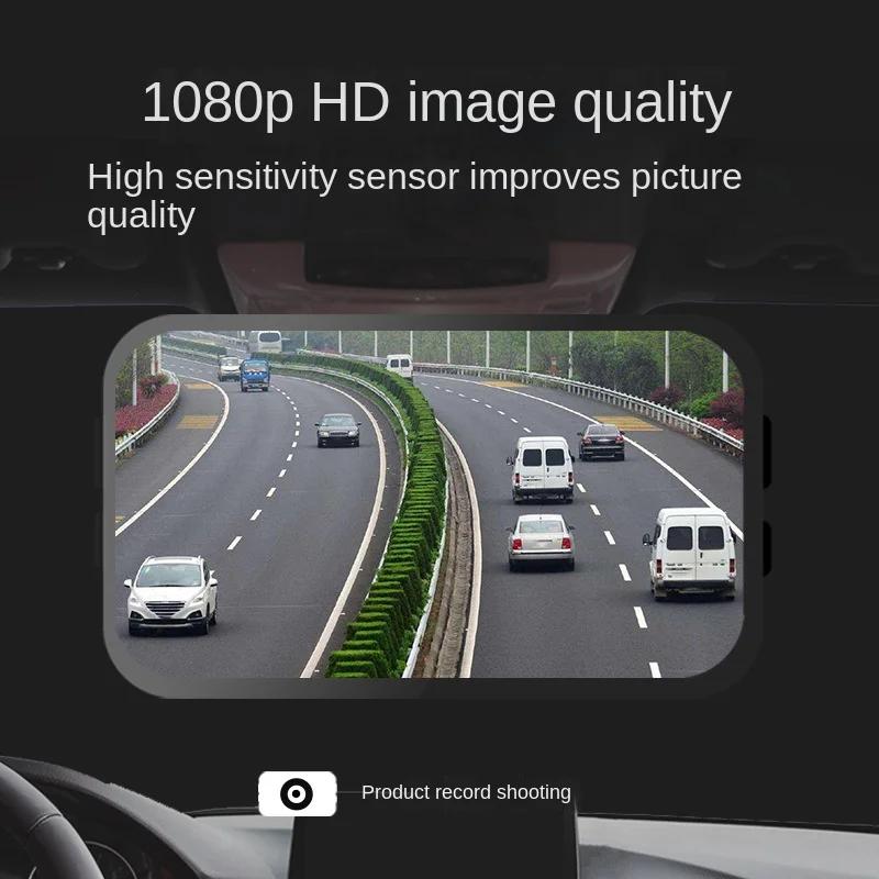 Four Lens Driving Recorder, 4 Recording 4 Screen Display, 1080P Night Vision, GPS, Loop Recording, WiFi Connection Camera