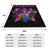 Kpop Demon Hunter Huntrix Girls Warm Soft Blanket Travel Plush Throw Blanket Novelty Couch Bed Flannel Bedspread Sofa Bed Cover