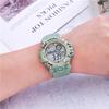 UTHAI CE133 New Children's Electronic Watch ins Jelly Sports Watch for Boy Girl Waterproof Alarm Clock Multifunctional Watch