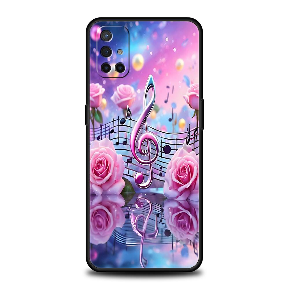 

Phone Case For Oneplus 13R 12R 13 12 10T 10R Nord N100 N200 N10 10 9 9R 9RT CE 2 Z Pro Soft TPU Ins Korean Lovely Music Notation OnePlus 9