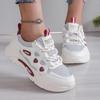 New lace-up casual sports shoes wear-resistant and non-slip dad shoes flat-bottomed breathable student shoes soft sole