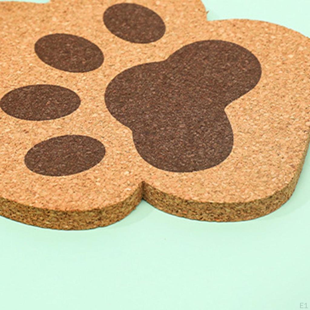 Cork Coaster Heat Resistant Non Slip Cat Coffee for Beverage Drink Beer