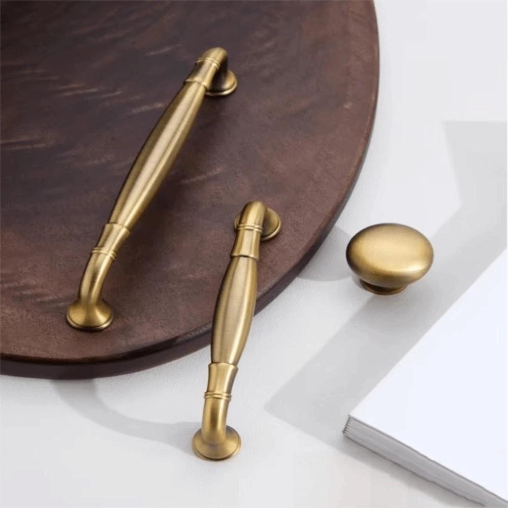 Zinc Alloy Cabinet Door Handles Antique Bronze Wardrobe Door Handles Furniture Hardware