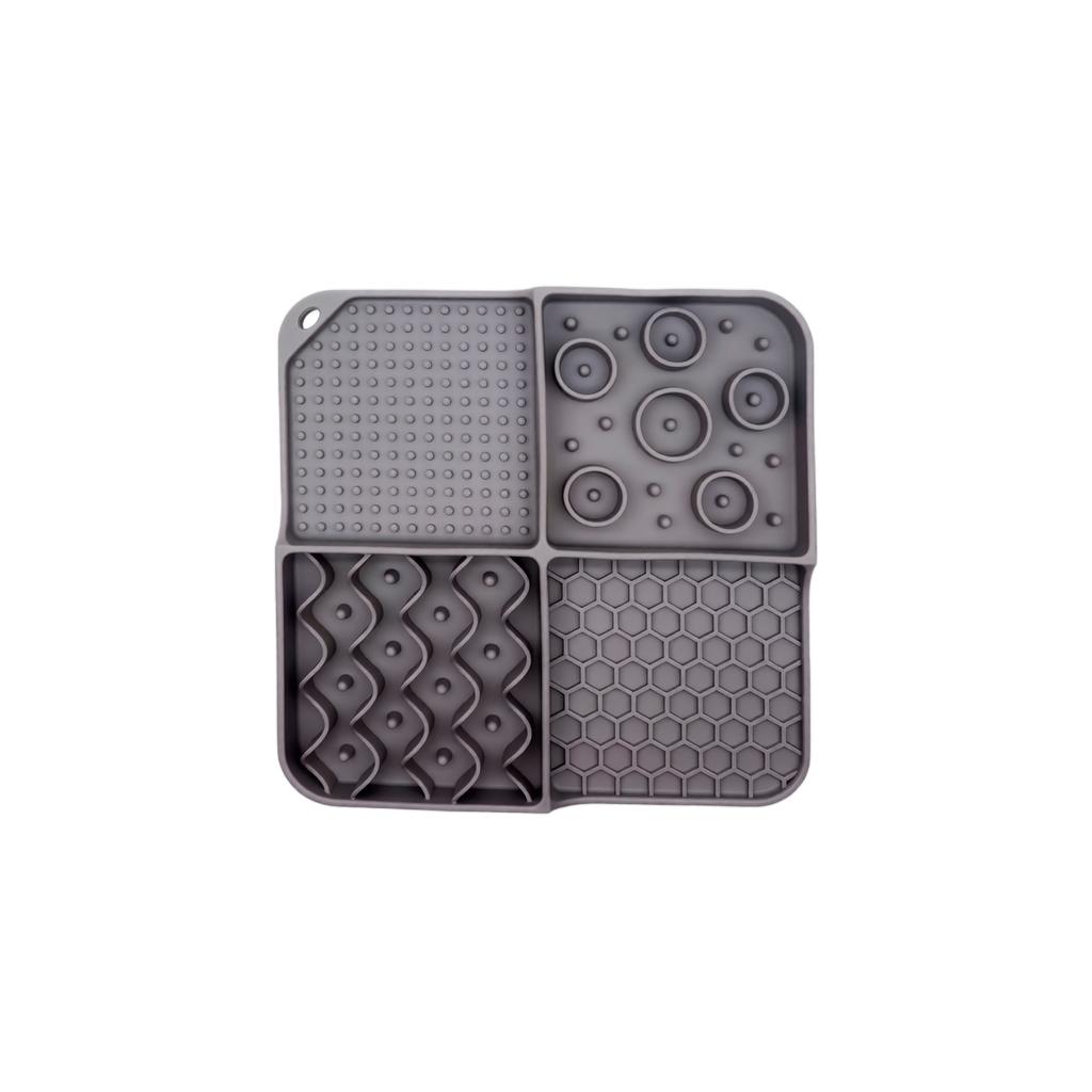 Slow Feeder Bowl for Dogs and Cats with Silicone Placemat and Lick, Non- Interactive Pet Feeding Set
