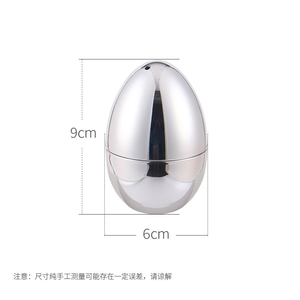Creative Egg-shaped Toothpick Jar Electroplating Plastic Gold and Silver Toothpick Box Storage Box Ornaments Home Decoration