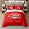 Custom Name Aberdeen 3Pcs Duvet Cover Set Personalized Text Bedding Pillowcases Bedroom