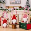 1x 18*16cm Christmas Burlap Tote Bag For Carrying Childrens Gifts Decoration