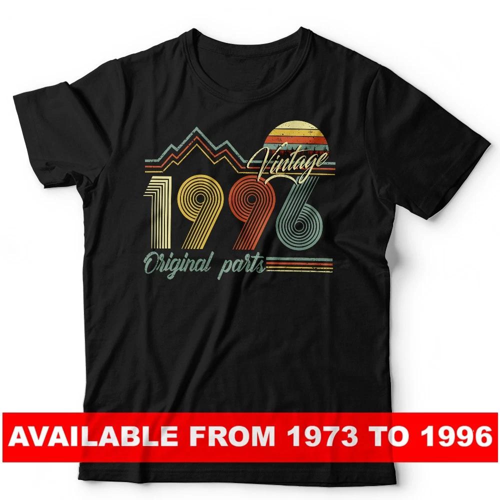Birthday T Shirt Classic Vintage 1996 - 1973 Original Parts Gift Retro Unisex S