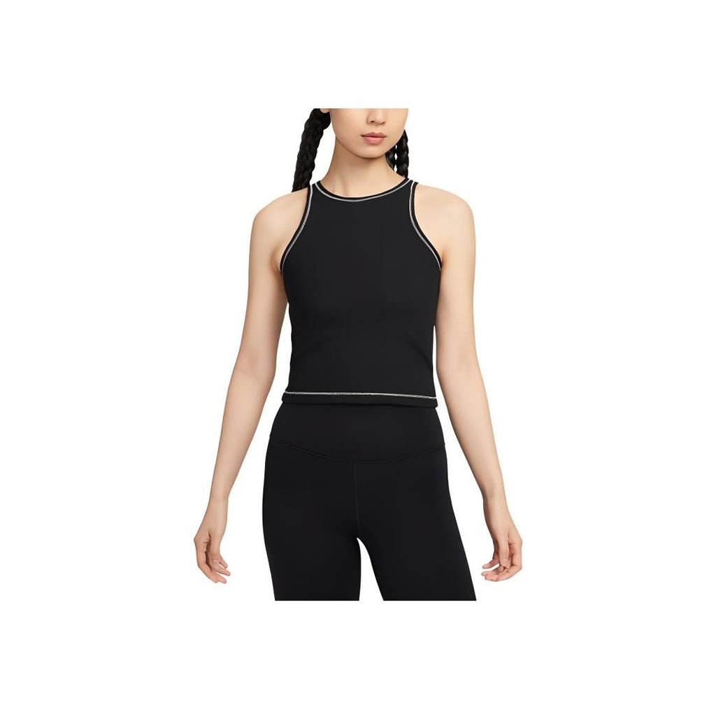Nike Soft And Comfortable Pullover Casual Vest Women Tops Black Light-Orewood-Brown FN3078-010