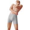 [7A Original Yarn Antibacterial] Pure Cotton Loose Boxer Briefs for Men, Breathable High-Waist Large Size Flat-Angle Pants [Pack of 3]