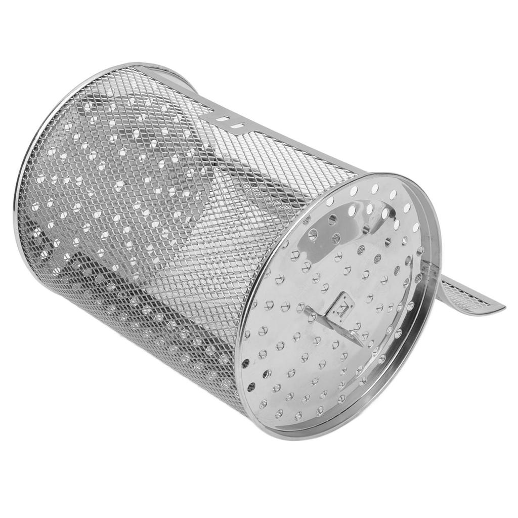 Oven Cage 360 Degree Rotatable Stainless Steel Oven Rack Roast Basket for Baking Nuts BBQ Roaster